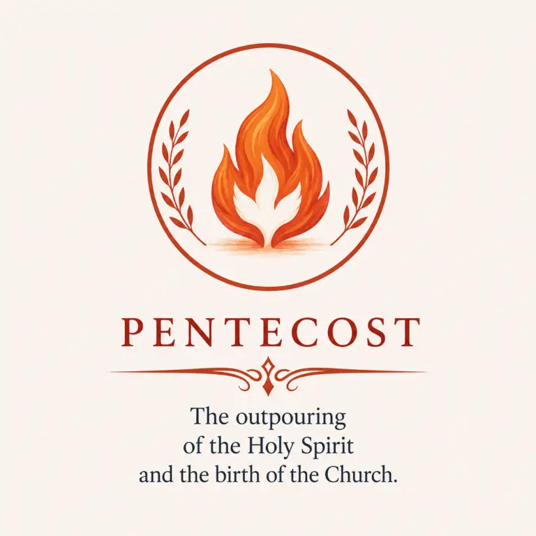 Pentecost Icon w_Text